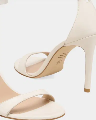Stuart Weitzman 100mm Nudist II Leather Ankle-Strap Sandals | Thumbnail 7