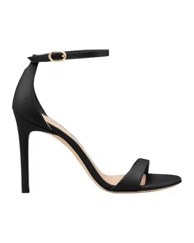 Stuart Weitzman 100mm Nudist II Leather Ankle-Strap Sandals | Thumbnail 1