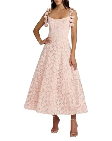 Mac Duggal Floral Tulle A-Line Cocktail Dress | Thumbnail 1
