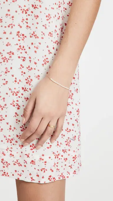 SHASHI Natasha Bracelet Pearl One Size | Thumbnail 3