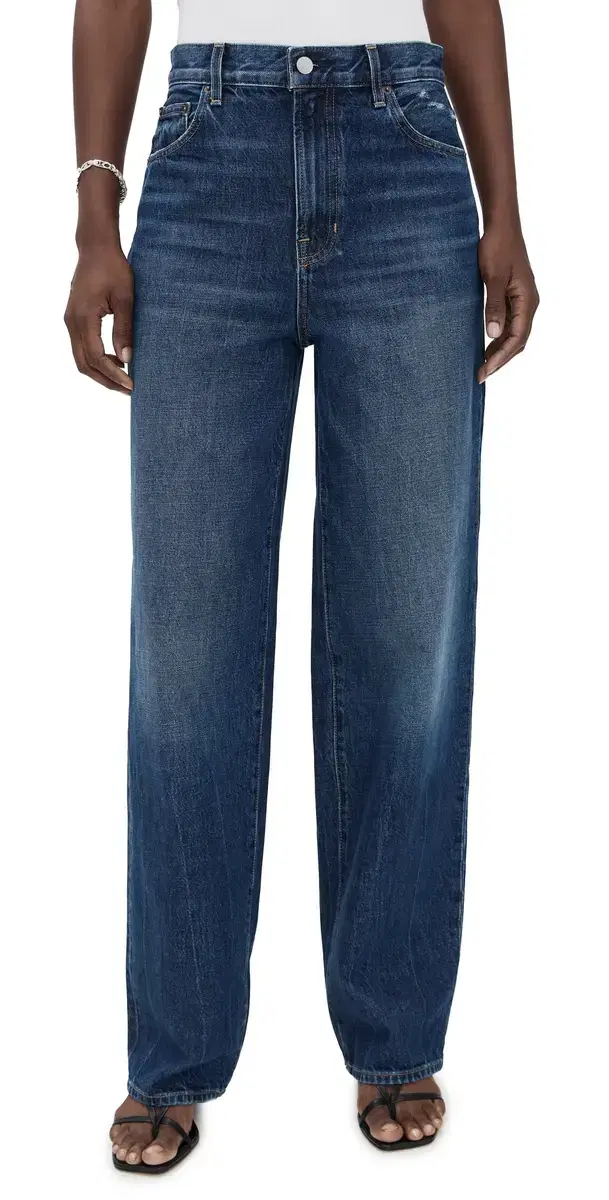 A.L.C. A. L.C. The 747 Relaxed Wide Jeans Dark Classic Blue