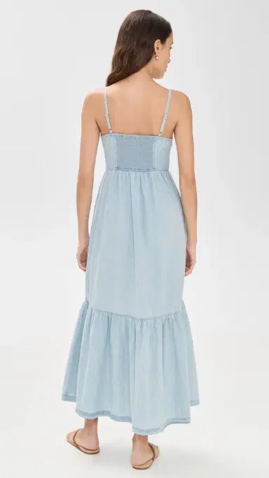 XÍRENA Greta Dress Air Blue | Thumbnail 3