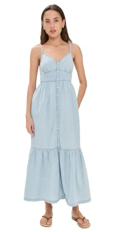 XÍRENA Greta Dress Air Blue | Thumbnail 1