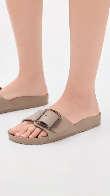 Birkenstock Madrid EVA Big Buckle Sandals Gray Taupe 37 | Thumbnail 3