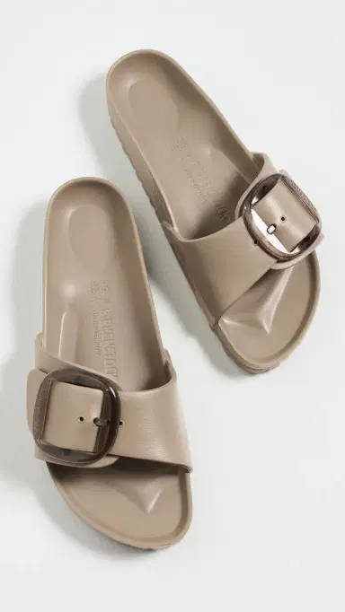 Birkenstock Madrid EVA Big Buckle Sandals Gray Taupe 37 | Thumbnail 5