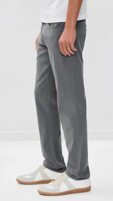 WARP + WEFT AMS Slim Twill Pants Stormy Weather 31 | Thumbnail 4