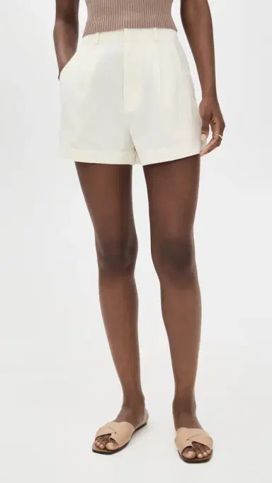 APIECE APART Short Bari Shorts Cream 8 | Thumbnail 2 APIECE APART Short Bari Shorts Cream 8 | Thumbnail 2