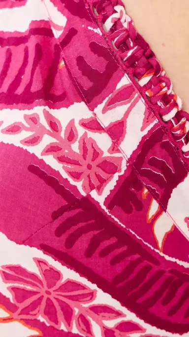 Poupette St Barth Manon Mini Dress Pink Holy Snake | Thumbnail 6