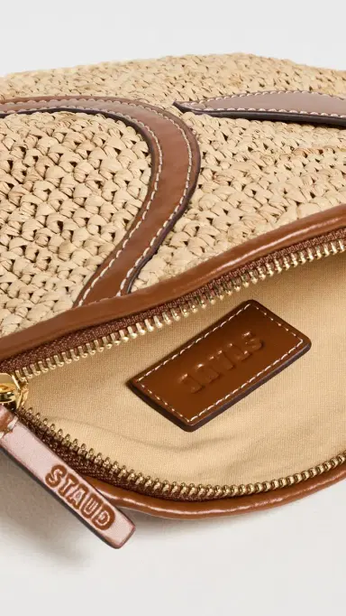 STAUD Pesce Clutch Natural/Tan One Size | Thumbnail 6