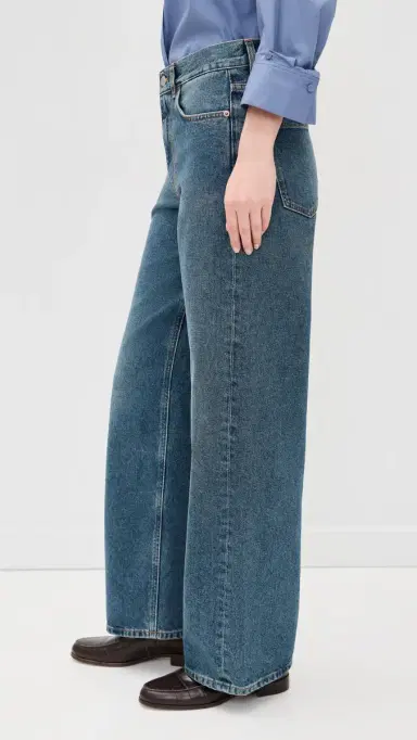 House of Dagmar Baggy Fit Denim Vintage Blue | Thumbnail 4 House of Dagmar Baggy Fit Denim Vintage Blue | Thumbnail 4
