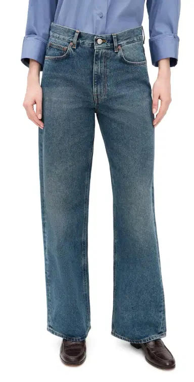 House of Dagmar Baggy Fit Denim Vintage Blue | Thumbnail 1 House of Dagmar Baggy Fit Denim Vintage Blue | Thumbnail 1