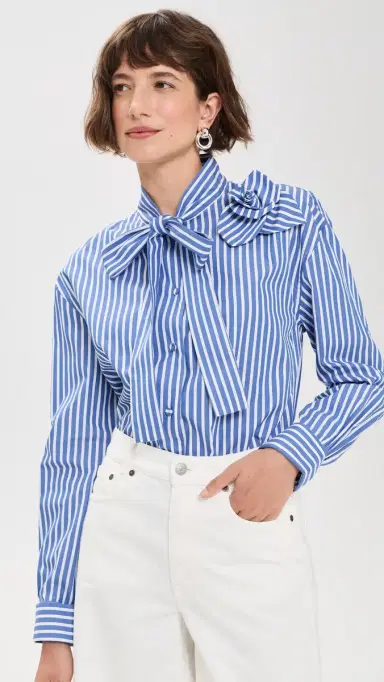 AKNVAS Flor One Rose Button Down hirt Deep Blue | Thumbnail 2 AKNVAS Flor One Rose Button Down hirt Deep Blue | Thumbnail 2