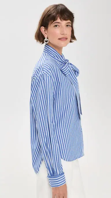 AKNVAS Flor One Rose Button Down hirt Deep Blue | Thumbnail 4 AKNVAS Flor One Rose Button Down hirt Deep Blue | Thumbnail 4
