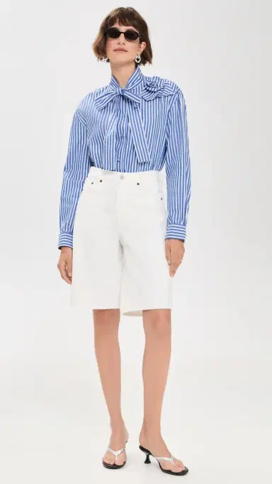 AKNVAS Flor One Rose Button Down hirt Deep Blue | Thumbnail 5 AKNVAS Flor One Rose Button Down hirt Deep Blue | Thumbnail 5