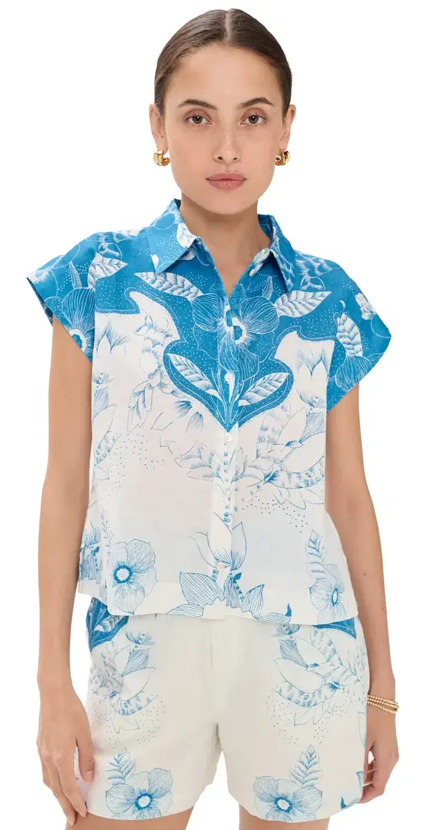 Cleobella imone Blouse Celestia Print