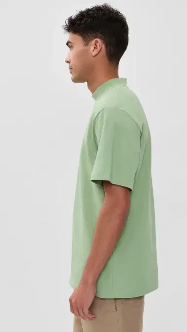 Malbon Golf X Birds of Georgia Mare ockneck Tee Seafoam Sage | Thumbnail 4