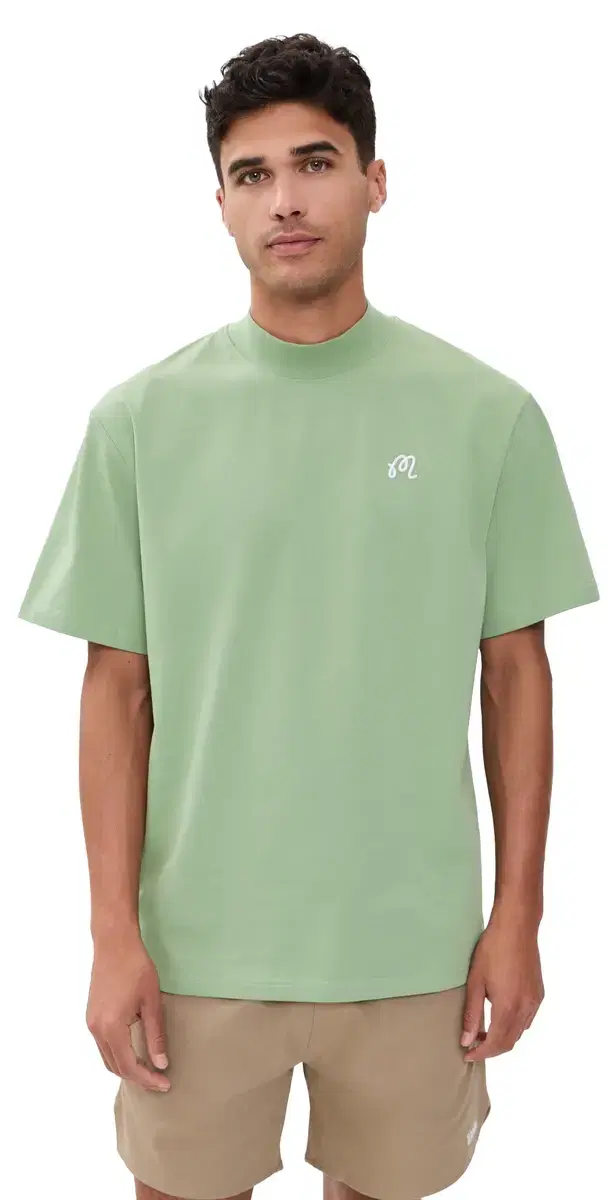 Golf X Birds of Georgia Mare ockneck Tee Seafoam Sage