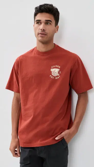 Filson Short Sleeve Bear Graphic Tee Chili Oil | Thumbnail 2 Filson Short Sleeve Bear Graphic Tee Chili Oil | Thumbnail 2