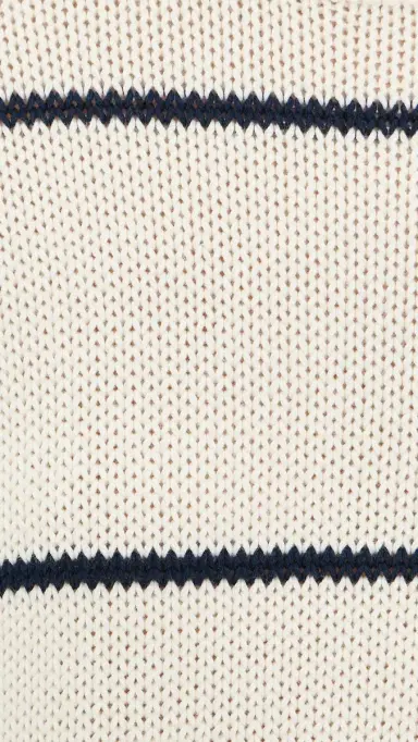 Kule The Tatum Pullover Cream/Navy Ministripe XS | Thumbnail 6