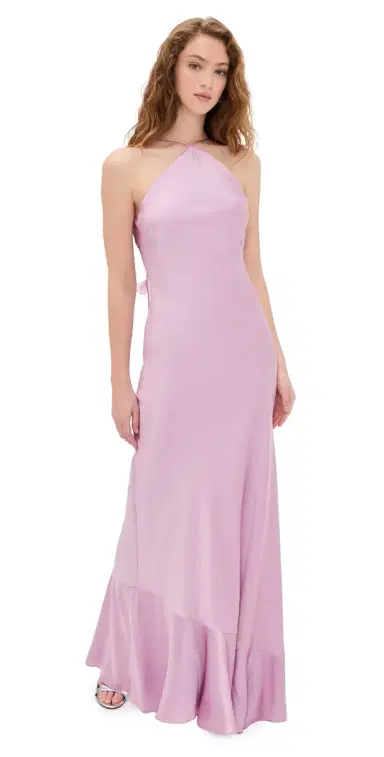 AMUR Camila Maxi Dress Lumen Lavender | Thumbnail 1