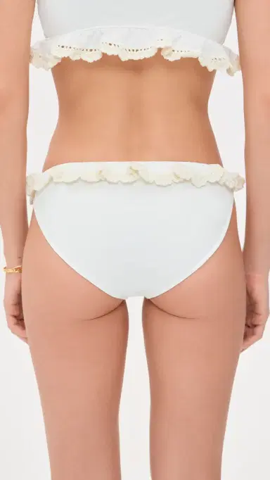 Sea adelyn Crochet Bikini Bottoms White | Thumbnail 3