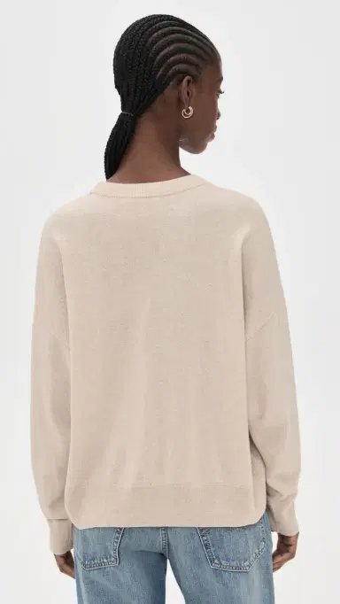 Jenni Kayne Cashmere Marina Crewneck Oat | Thumbnail 4