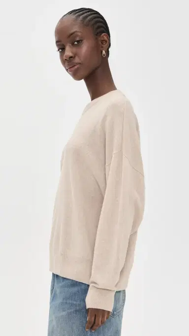 Jenni Kayne Cashmere Marina Crewneck Oat | Thumbnail 5