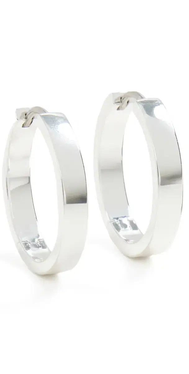 Gorjana Rose Hoops Silver One Size
