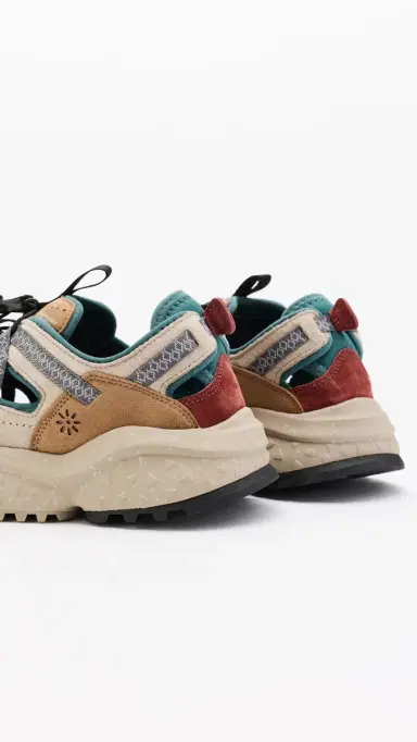Flower Mountain Kazana Uni Cow Velour Sneakers Beige | Thumbnail 3