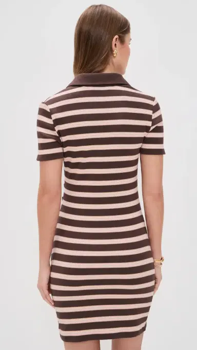 Veronica Beard Jean Lanier Dress Brown Stripe | Thumbnail 3 Veronica Beard Jean Lanier Dress Brown Stripe | Thumbnail 3