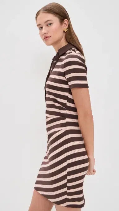 Veronica Beard Jean Lanier Dress Brown Stripe | Thumbnail 4 Veronica Beard Jean Lanier Dress Brown Stripe | Thumbnail 4