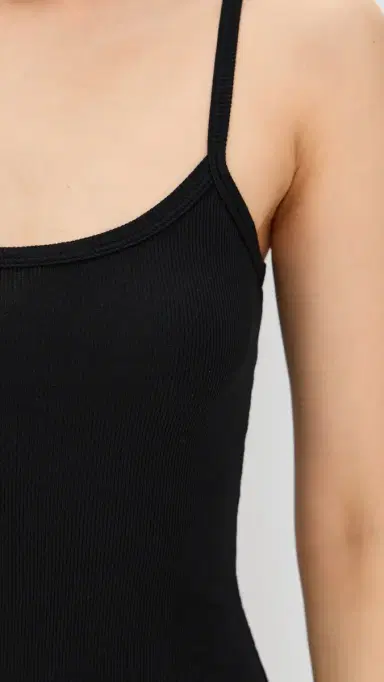 Cotton Citizen Verona Spaghetti Maxi Dress Jet Black | Thumbnail 6 Cotton Citizen Verona Spaghetti Maxi Dress Jet Black | Thumbnail 6