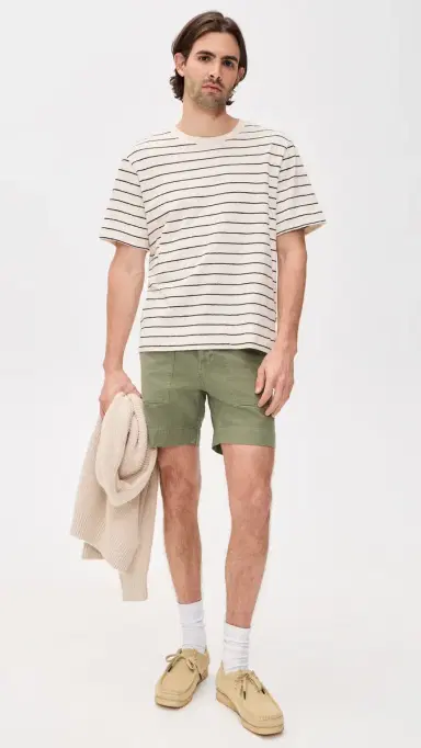 Filson Field Supply Shorts 6 Washed Fatigue Green | Thumbnail 2 Filson Field Supply Shorts 6 Washed Fatigue Green | Thumbnail 2