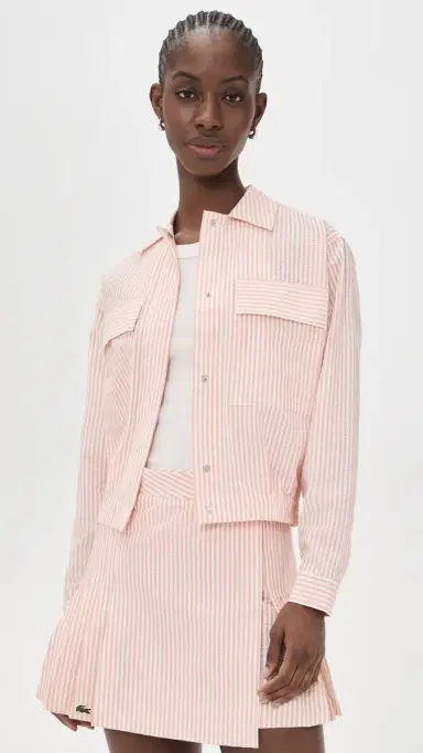Lacoste Seersucker Light Jacket | Thumbnail 2 Lacoste Seersucker Light Jacket | Thumbnail 2