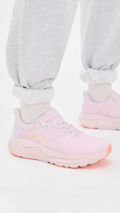 Hoka Arahi 8 Sneakers Lilac Cream/Neon Cantaloupe 5 | Thumbnail 3