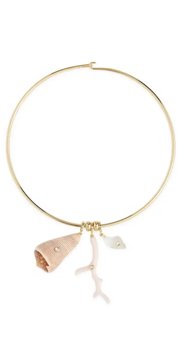 Briny Necklace Brown One Size
