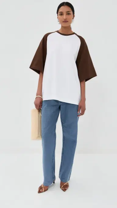 Tibi Denim Interlock Mica Jeans Classic | Thumbnail 5