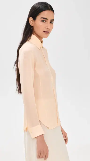 RENGGLI Georgette Button Up | Thumbnail 4 RENGGLI Georgette Button Up | Thumbnail 4