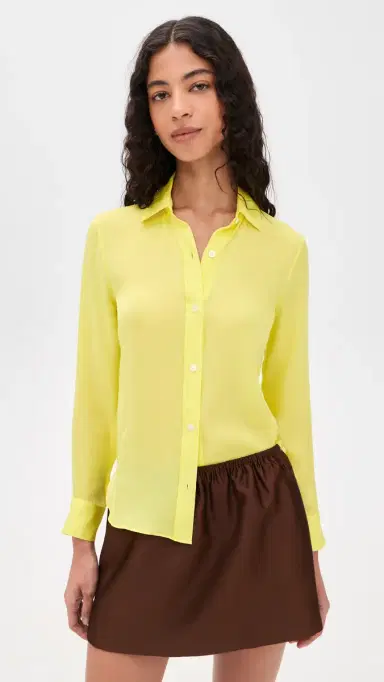 RENGGLI Georgette Button Up Margarita M | Thumbnail 2