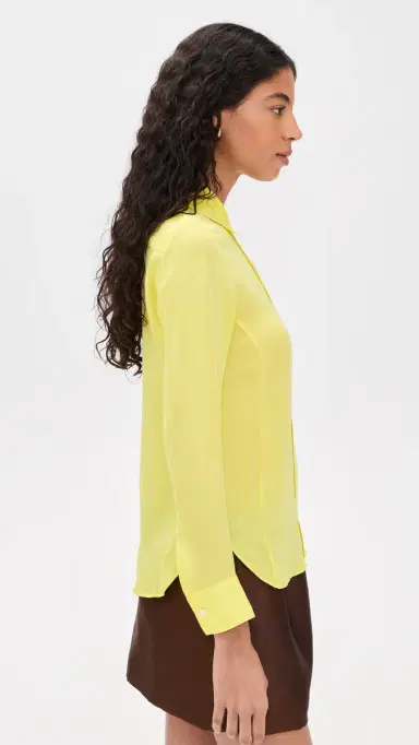 RENGGLI Georgette Button Up Margarita M | Thumbnail 4