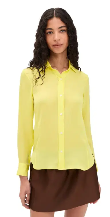 RENGGLI Georgette Button Up Margarita M | Thumbnail 1