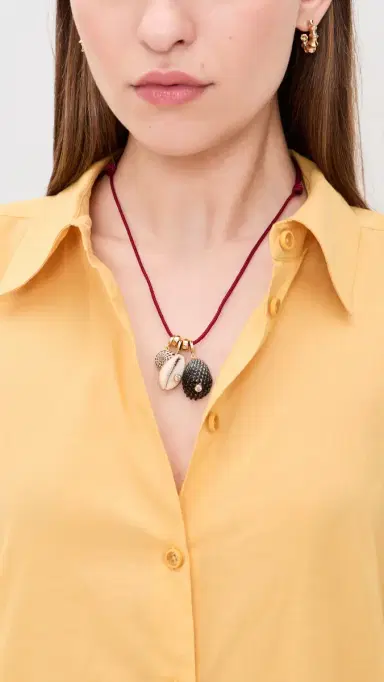 éliou Drift Necklace Burgundy | Thumbnail 3 éliou Drift Necklace Burgundy | Thumbnail 3