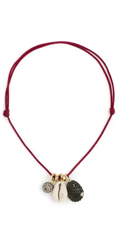 éliou Drift Necklace Burgundy | Thumbnail 1 éliou Drift Necklace Burgundy | Thumbnail 1