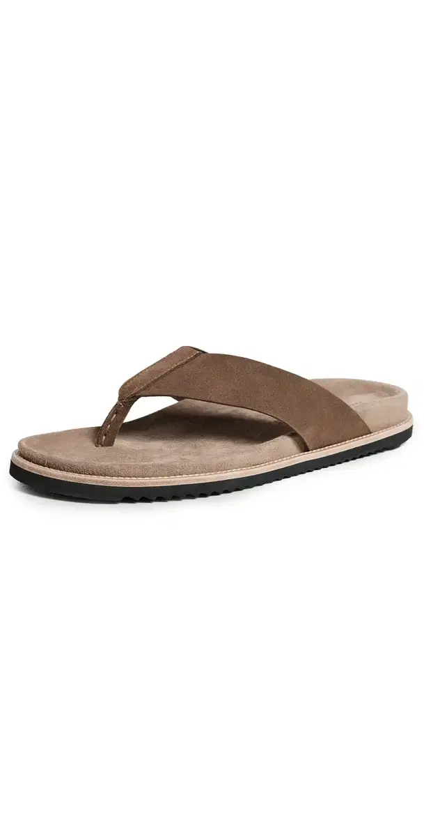 Allen Edmonds Sawgrass Suede Thong Sandals Tobacco