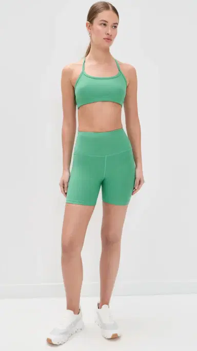 Beyond Yoga Slim Racerback Bra Bright Emerald Heather | Thumbnail 5 Beyond Yoga Slim Racerback Bra Bright Emerald Heather | Thumbnail 5