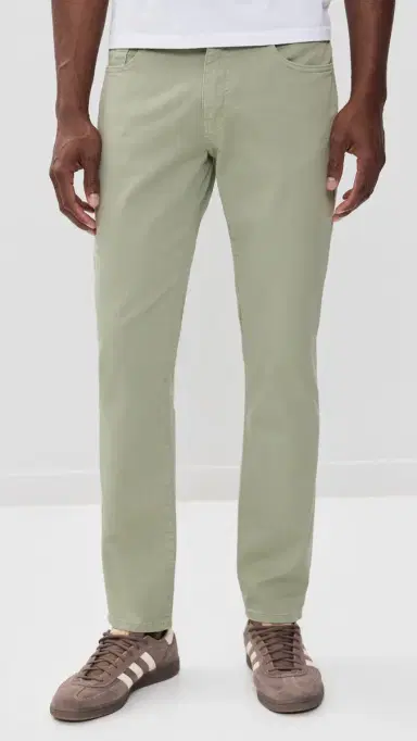 WARP + WEFT Ams Slim Twill Pants Fossil | Thumbnail 2 WARP + WEFT Ams Slim Twill Pants Fossil | Thumbnail 2