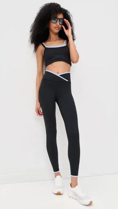 STRUT-THIS The Rhodes Bra Black/Baby Blue | Thumbnail 5