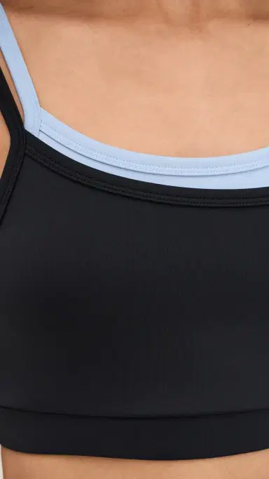 STRUT-THIS The Rhodes Bra Black/Baby Blue | Thumbnail 6