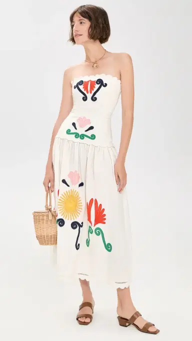 Carolina K alla Dress Off White | Thumbnail 2 Carolina K alla Dress Off White | Thumbnail 2