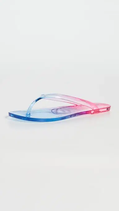 Jeffrey Campbell Beach Day Jelly Flip Flop Blue Fuchsia Gradient 7 | Thumbnail 2